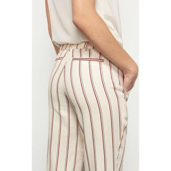 NWT BA&SH pantalon Farah pants in off white (sz8) - Picture 2 of 7